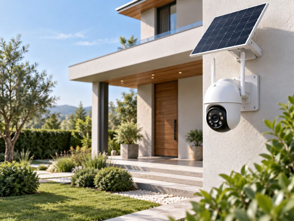 Caméra solaire 4G pour villa et maison