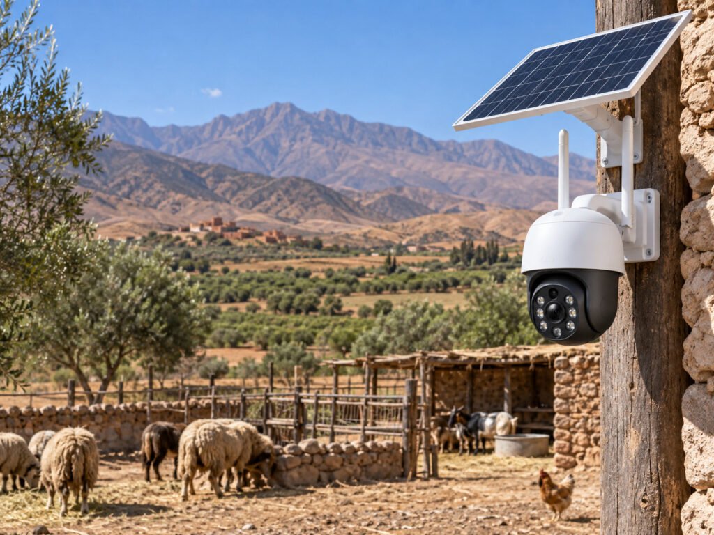 Caméra solaire 4G pour ferme
