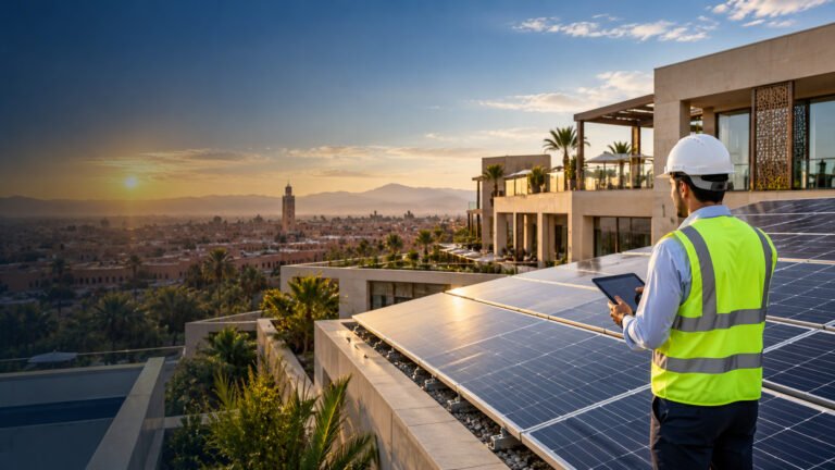 تركيب ألواح شمسية بالمغرب مع تقني من Bachtig Energy